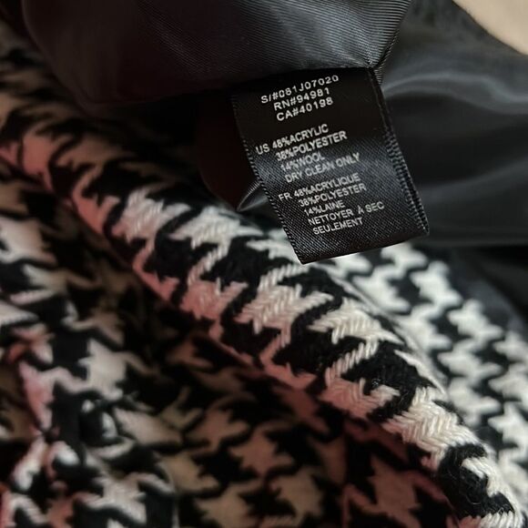 Women’s Small Beautiful houndstooth high waisted classic career dress - Picture 16 of 16